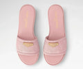 “LV“ Denim Sandalen